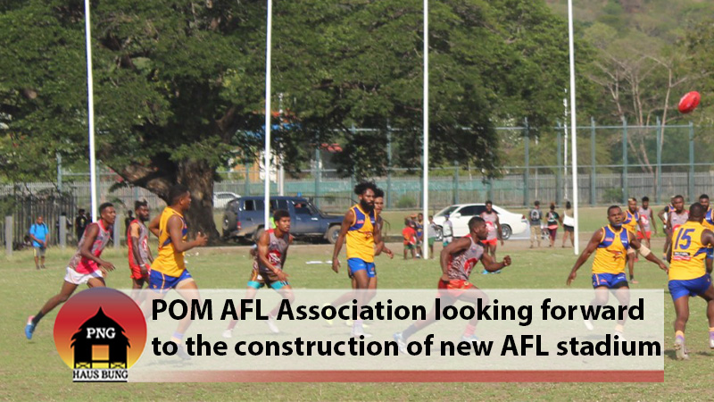 K10 MILLION FOR NEW AFL STADIUM IN PORT MORESBY