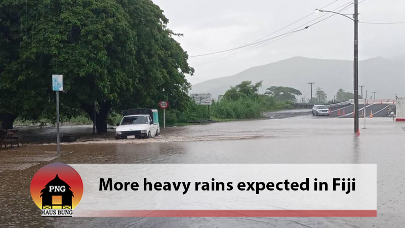 ROAD CLOSED AS FIJI CONTINUES TO BE BATTERED BY WET WEATHER