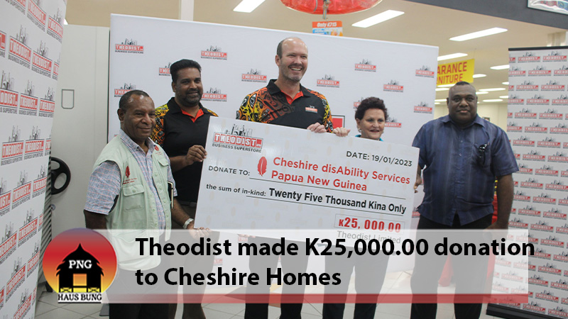 THEODIST LANDS A HELPING HAND TO CHESHIRE DISABILITY SERVICES