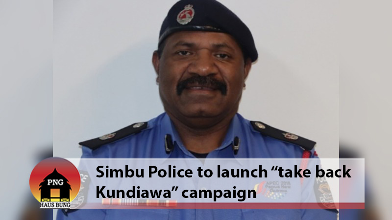 POLICE TO GET RID OF DRUGS & HOMEBREW IN KUNDIAWA TOWN