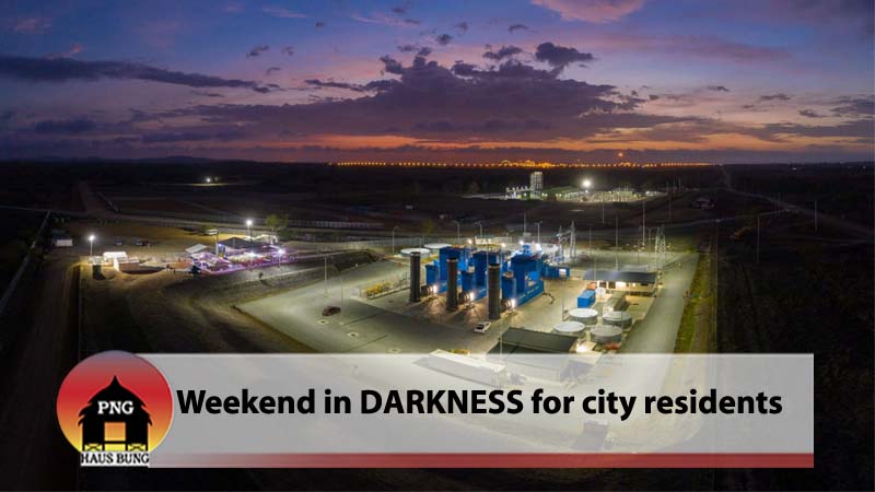 POWER BLACKOUTS EXPECTED FOR NCD AND CENTRAL