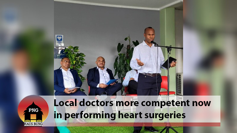 OPERATION OPEN HEART RESUMES AFTER THREE YEARS