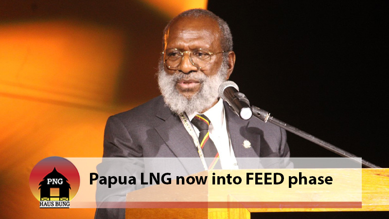 PAPUA LNG ON SCHEDULE