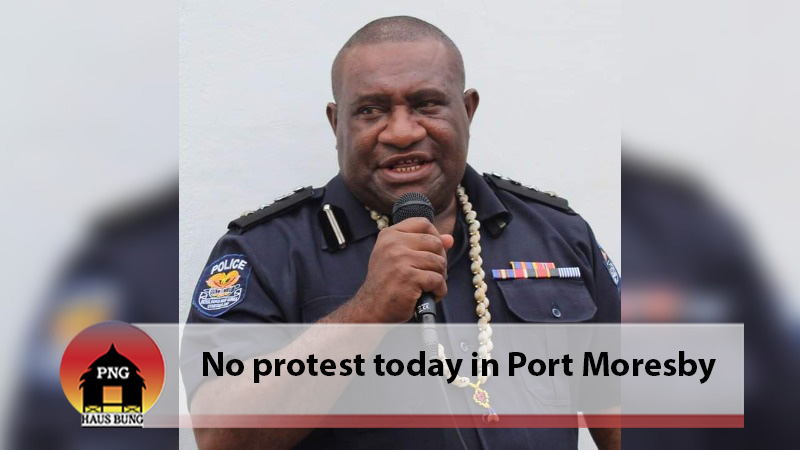 POLICE NOT AWARE OF PLANNED PROTEST