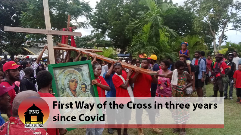 CLOSE TO A THOUSAND CARRY THE CROSS THIS GOOD FRIDAY