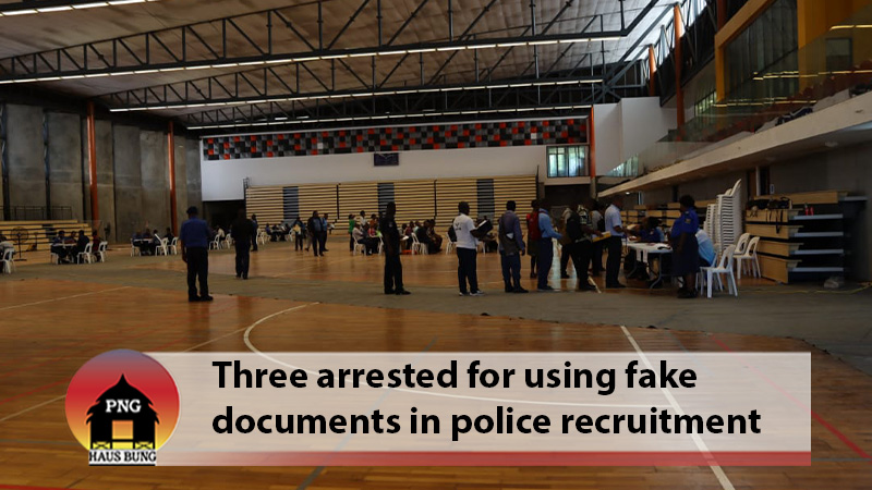 NEW POLICE RECRUITMENT PROCESS REVEALS FAKE DOCUMENTS