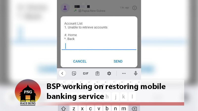BSP MOBILE BANKING SERVICE DOWN