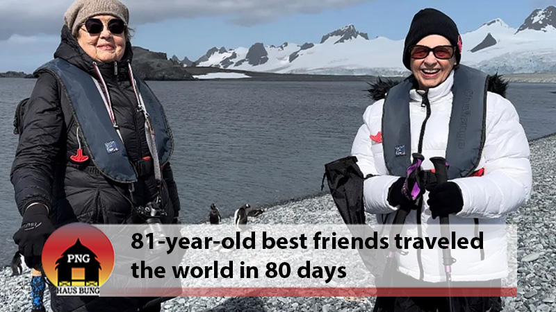 BEST FRIENDS PROVING THAT ADVENTURE DOESN'T HAVE AN AGE LIMIT