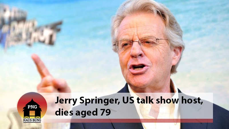 SPRINGER DIED FROM PANCREATIC CANCER