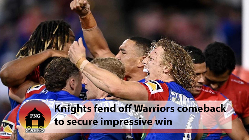 KNIGHTS BEAT WARRIORS AT HOME 34-24