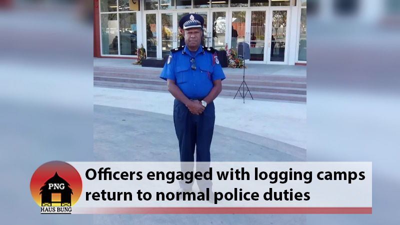 THREE POLICE OFFICERS REMOVED FROM LOGGING COMPANY ENGAGEMENTS