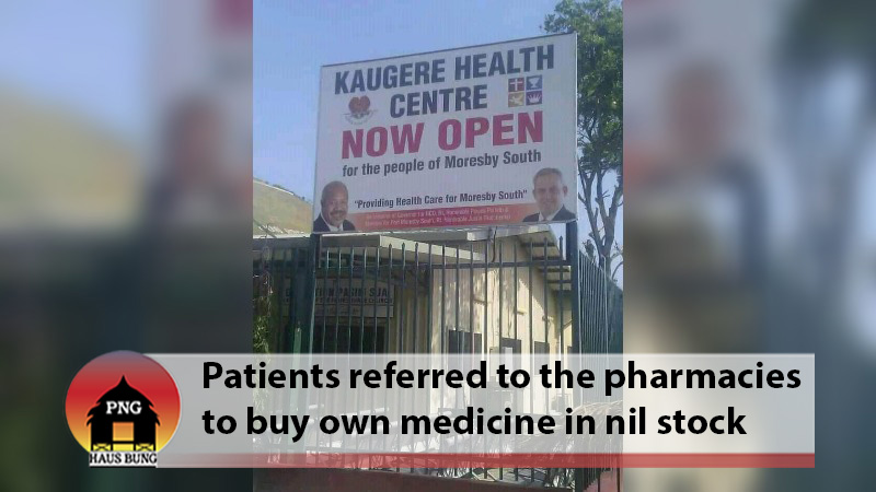 KAUGERE CLINIC OUT OF ANTIBIOTICS