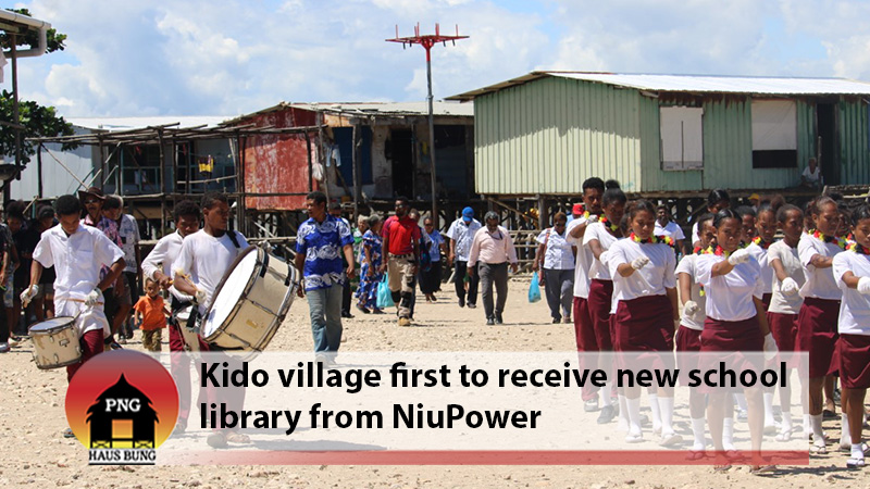 KIDO PRIMARY RECIEVES NEW LIBRARY