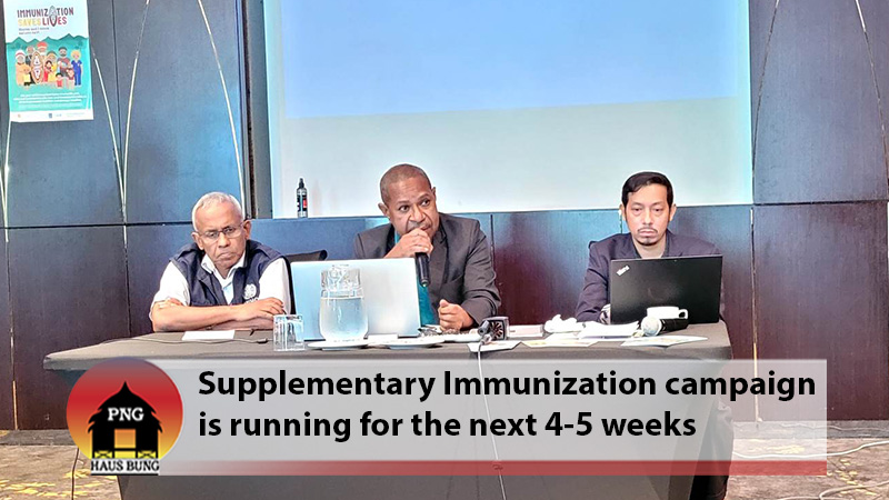 CHILDREN UNDER 5 MUST GET IMMUNIZED