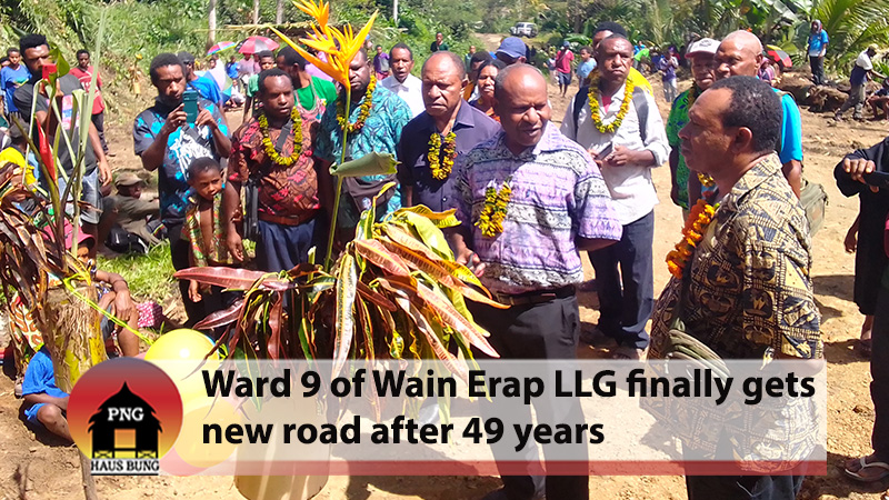 NEW ROAD TO IMPROVE THE LIVES OF PEOPLE