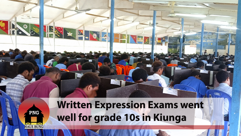 OVER 1,600 STUDENTS IN KIUNGA SAT FOR WRITTEN EXPRESSION EXAM