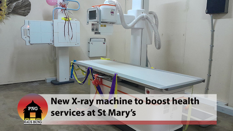HOSPITAL RECEIVES NEW X-RAY MACHINE