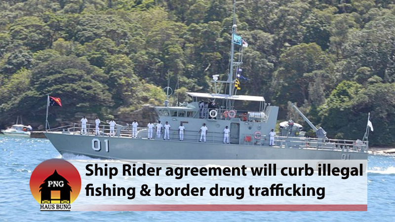 SHIP RIDER AGREEMENT TO ENHANCE MARITIME BORDERS POLICING