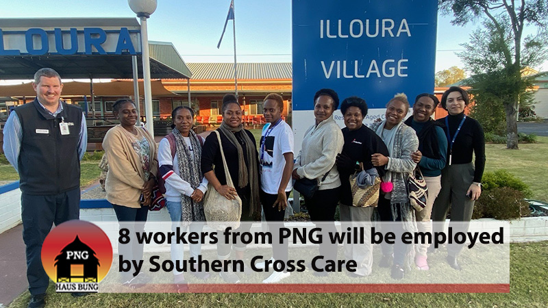 FIRST PNG AGED CARE WORKERS WELCOMED TO AUSTRALIA