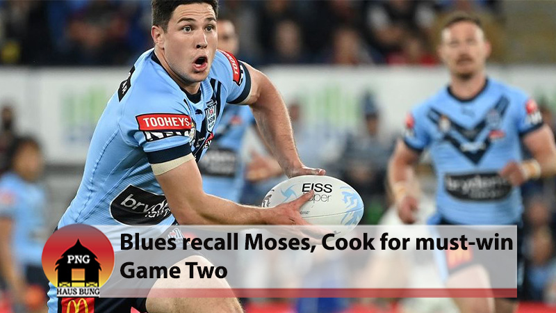 FITTLER NAMES BLUES SQUAD FOR ORIGIN II