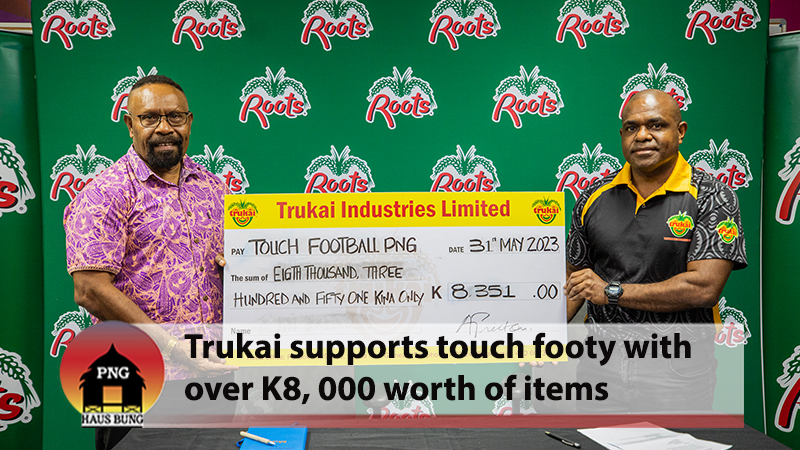 TRUKAI SUPPORTS RUBGY TOUCH FOOTBALL