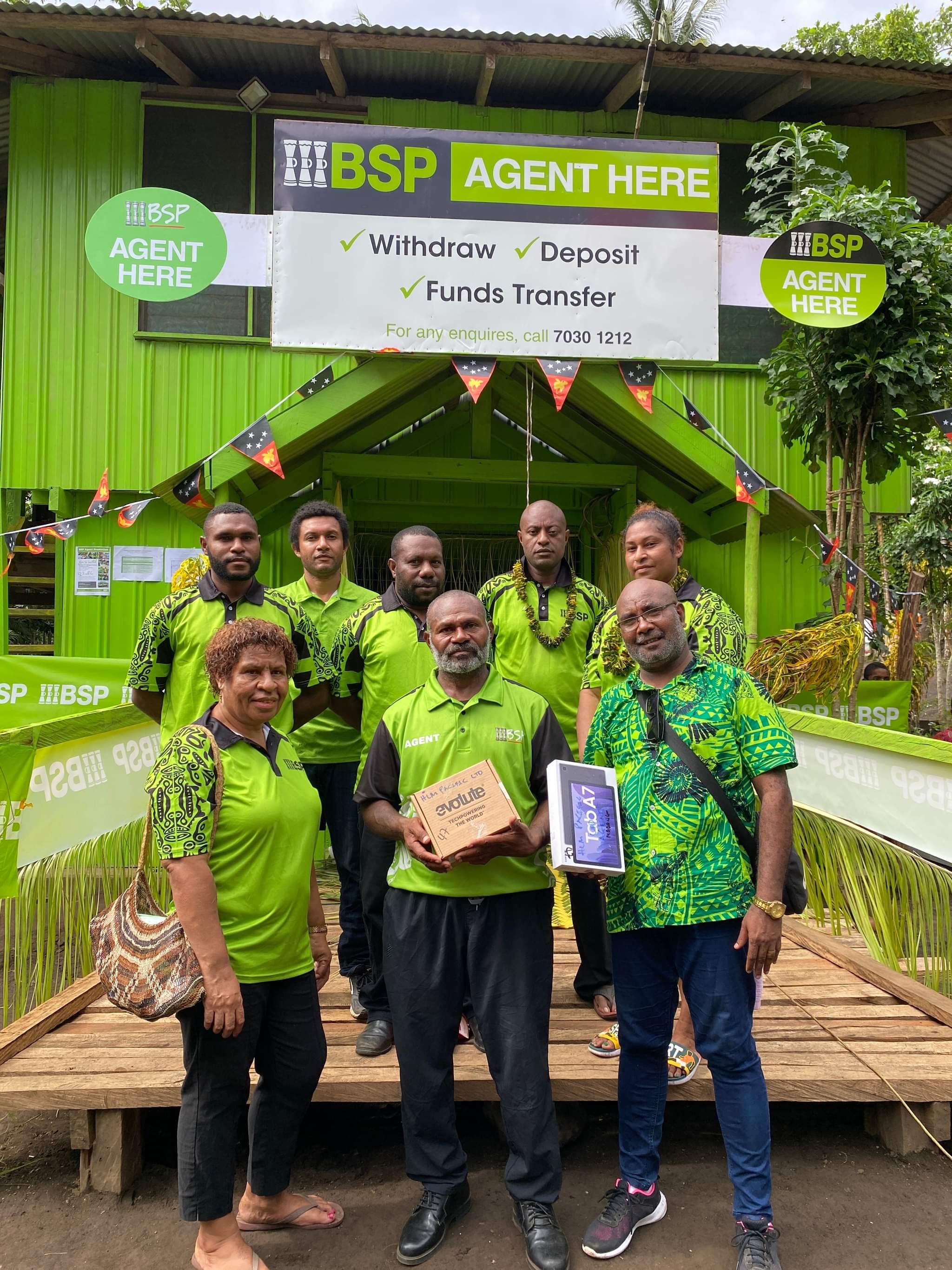 BSP COMMISSIONS FIRST AGENT ON MANAM