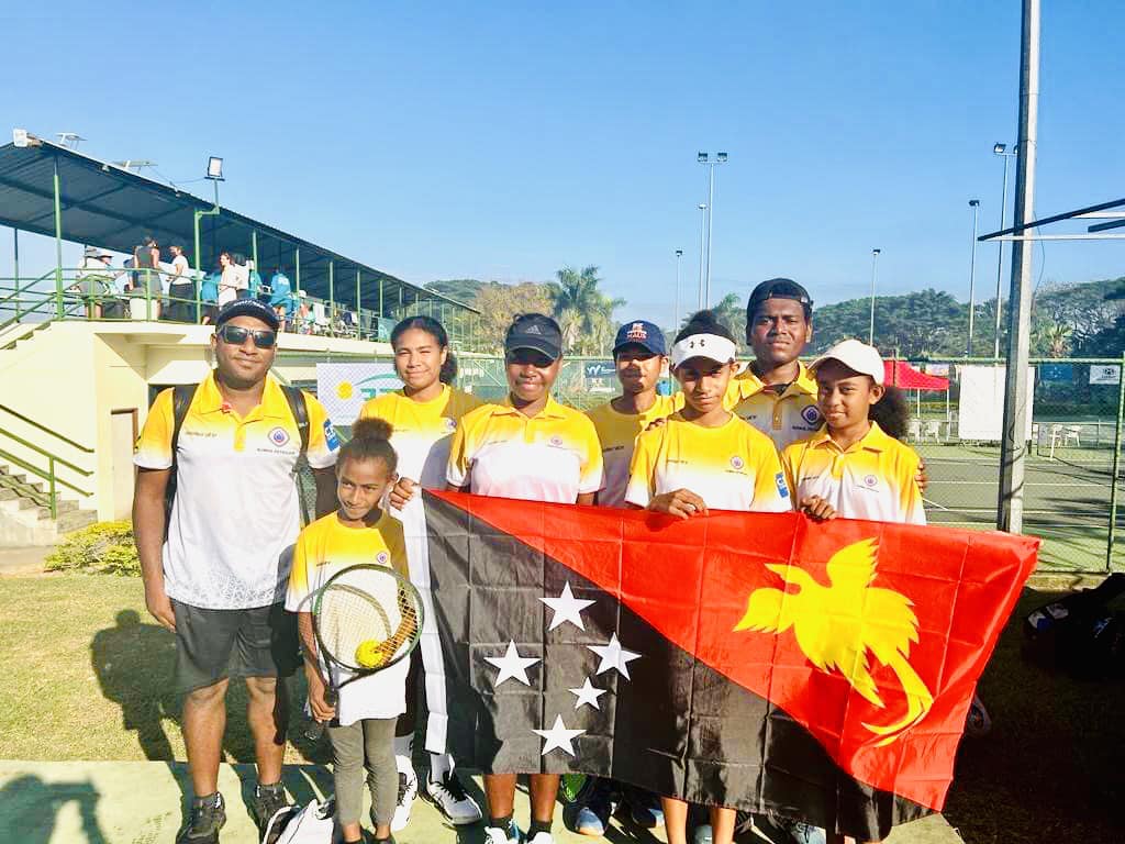 KUMUL PETROLEUM JNR TENNIS TEAM IN FIJI