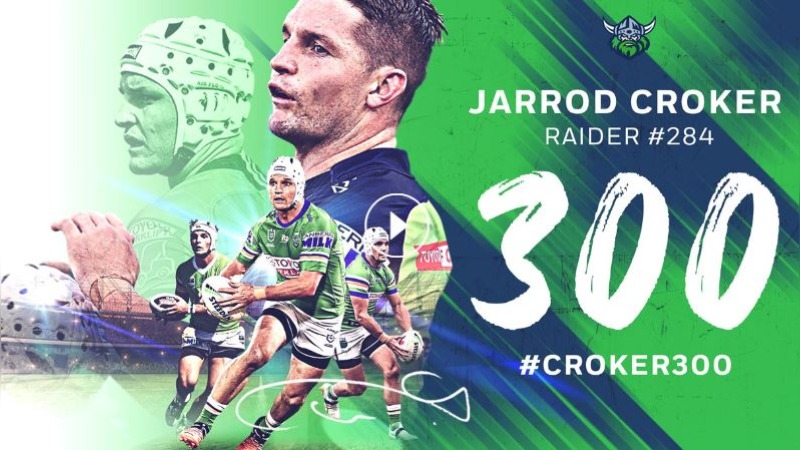 RAIDERS LEGEND JARROD CROKER CALLS TIME ON STELLAR CAREER