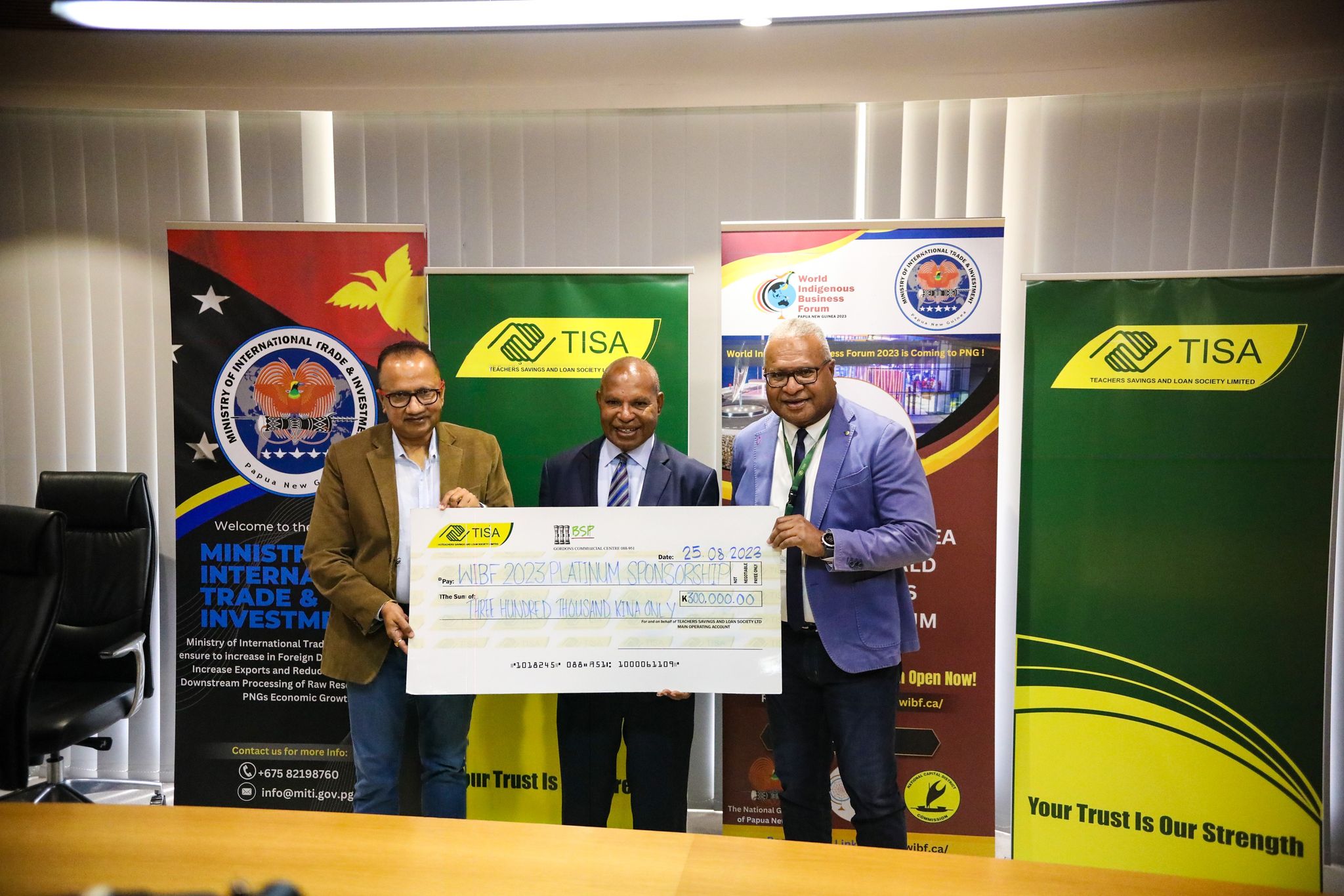 TISA SUPPORTS THE HOSTING OF WIBF