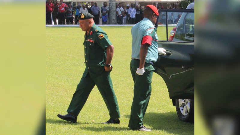 DEFENCE FORCE COMMANDER SUSPENDED