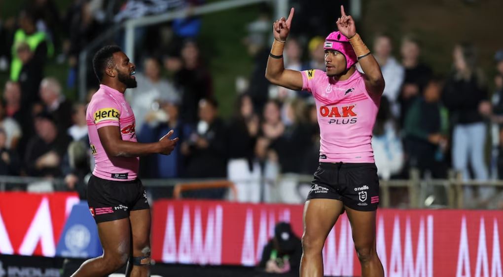 CRICHTON DOUBLES UP AS PANTHERS MAKE IT SEVEN IN A ROW
