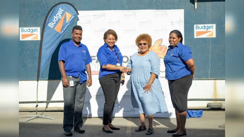 BUDGET RENT-A-CAR PARTNERS WITH PNG F&D WEEK RUNWAY