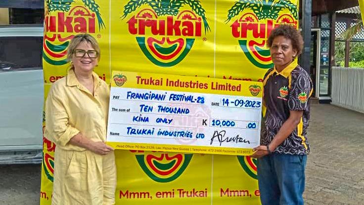TRUKAI SPONSORS THE FRANGIPANI FESTIVAL