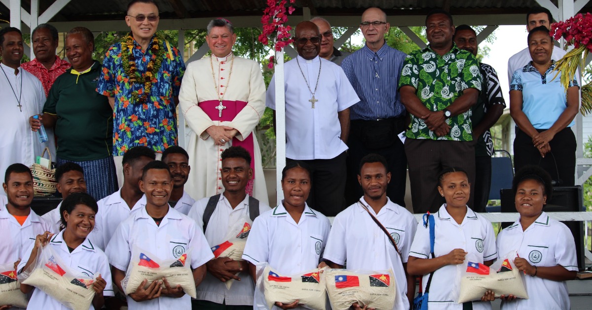MAINOHANA CATHOLIC SCHOOL GETS DONATION FROM TAIWAN