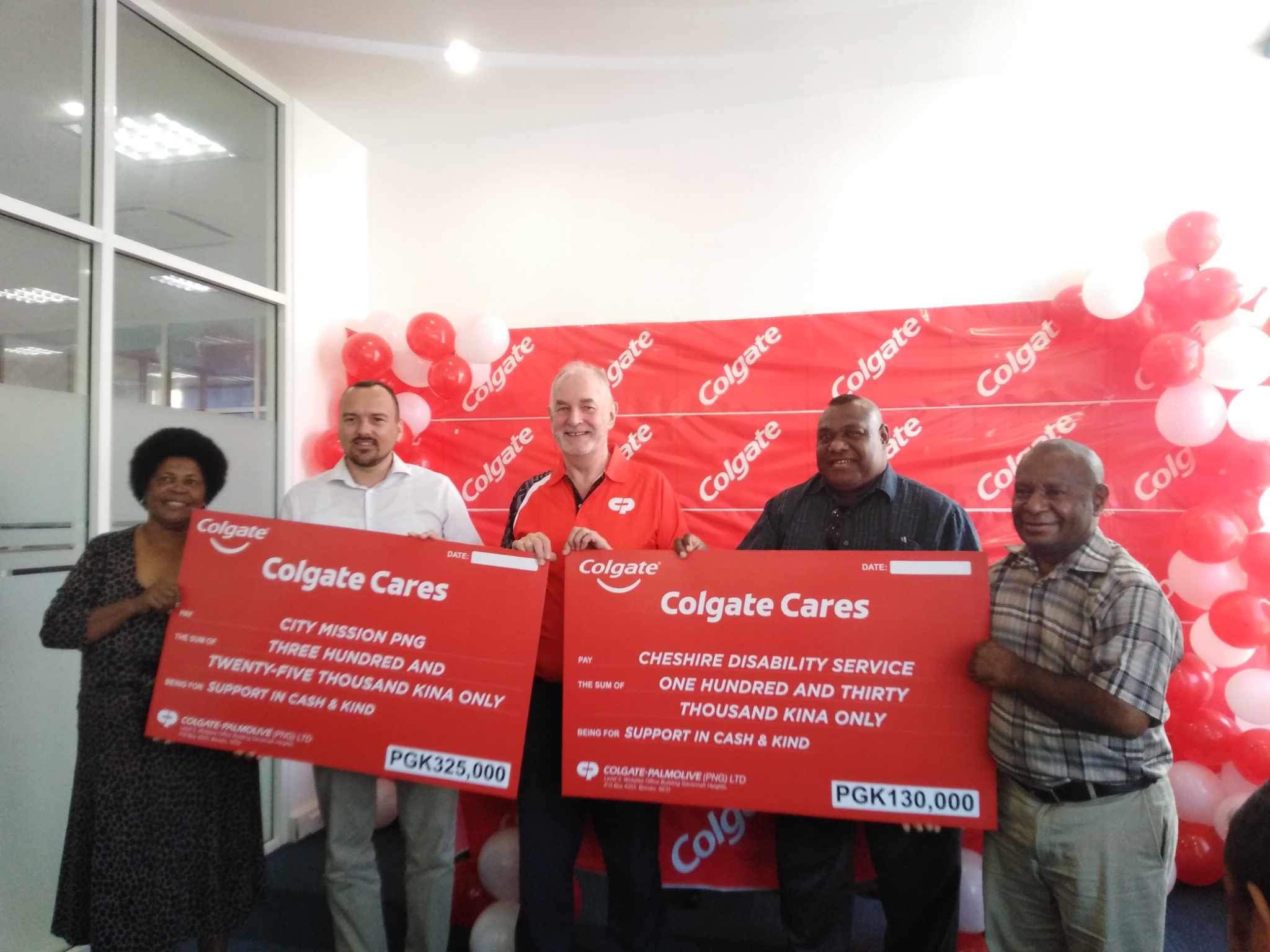 COLGATE SUPPORTS CHESHIRE DISABILITY SERVICES