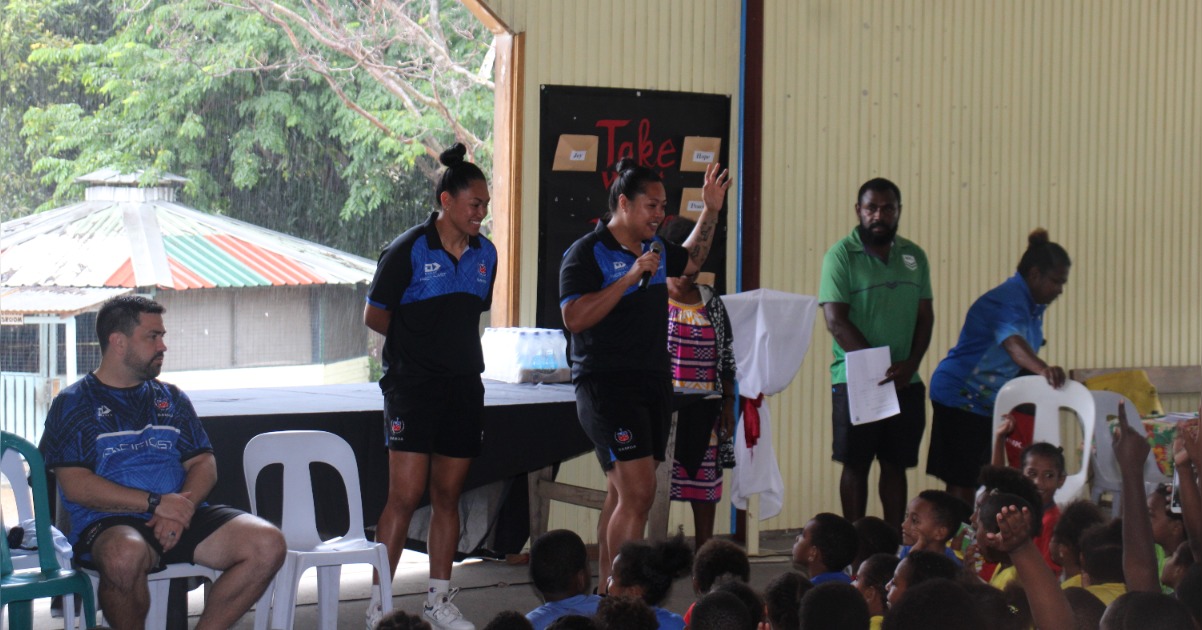 SAMOA FETU PAYS VISIT TO WAIGANI CHRISTAIN CENTRE