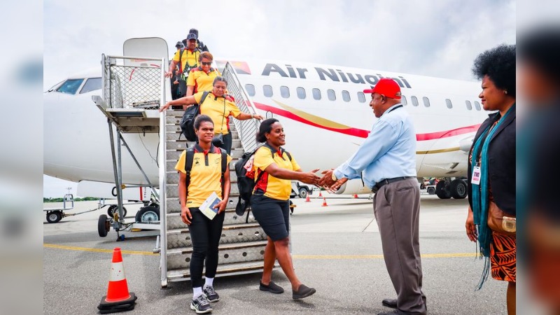 TEAM PNG 1ST CONTINGENT ARRIVES IN HONIARA