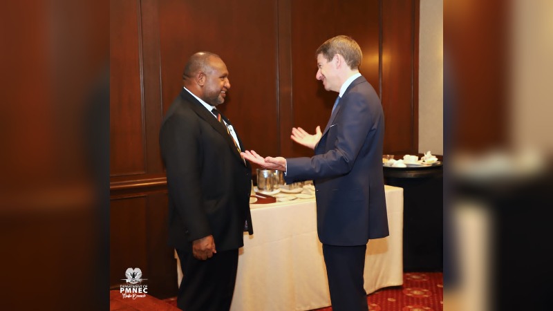 PM MARAPE MEETS WITH US FINANCING AGENCY