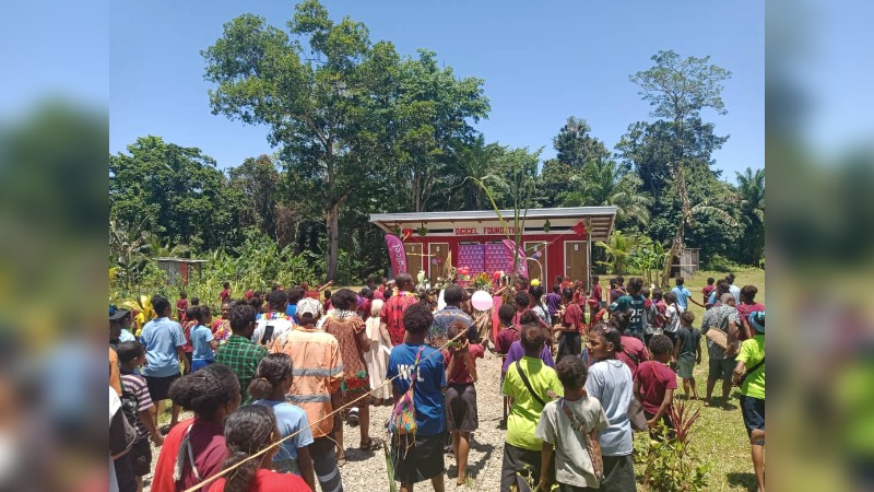 SCHOOL RECEIVES IMPROVED SANITATION FACILITY