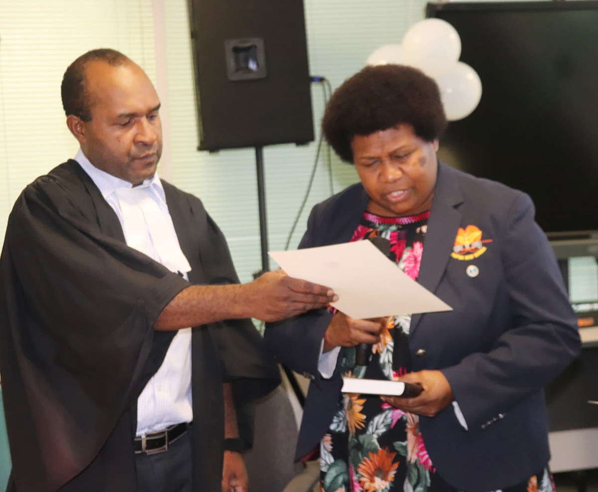 NEW NCD PROVINCIAL HEALTH AUTHORITY BOARD SWORN-IN