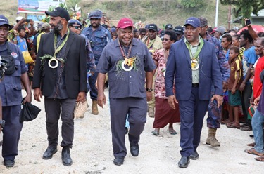 PM LAUCNHES NEW VESSEL AND BRIDGE FOR POMIO DISTRICT