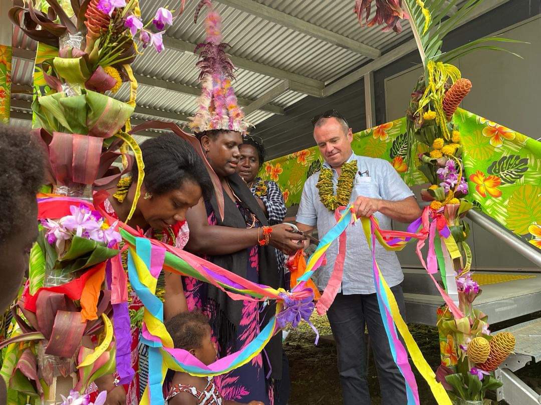 COMMUNITY GOVERNMENT HALL OPENS IN PANGUNA, BOUGAINVILLE
