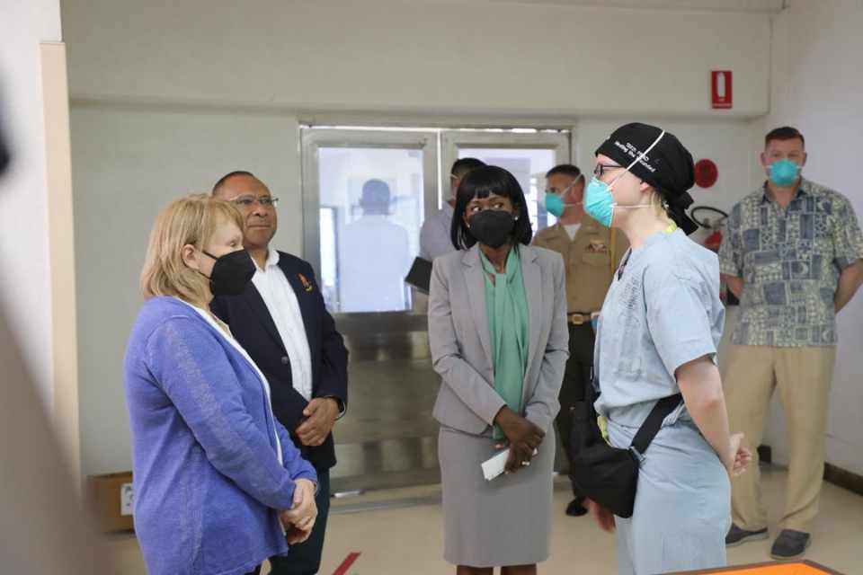 US AMBASSADOR YASTISHOCK VISITS POMGEN