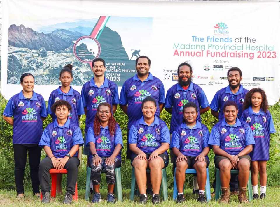 FRIENDS OF MADANG HOSPITAL PREP FOR FUNDRAISING CLIMB