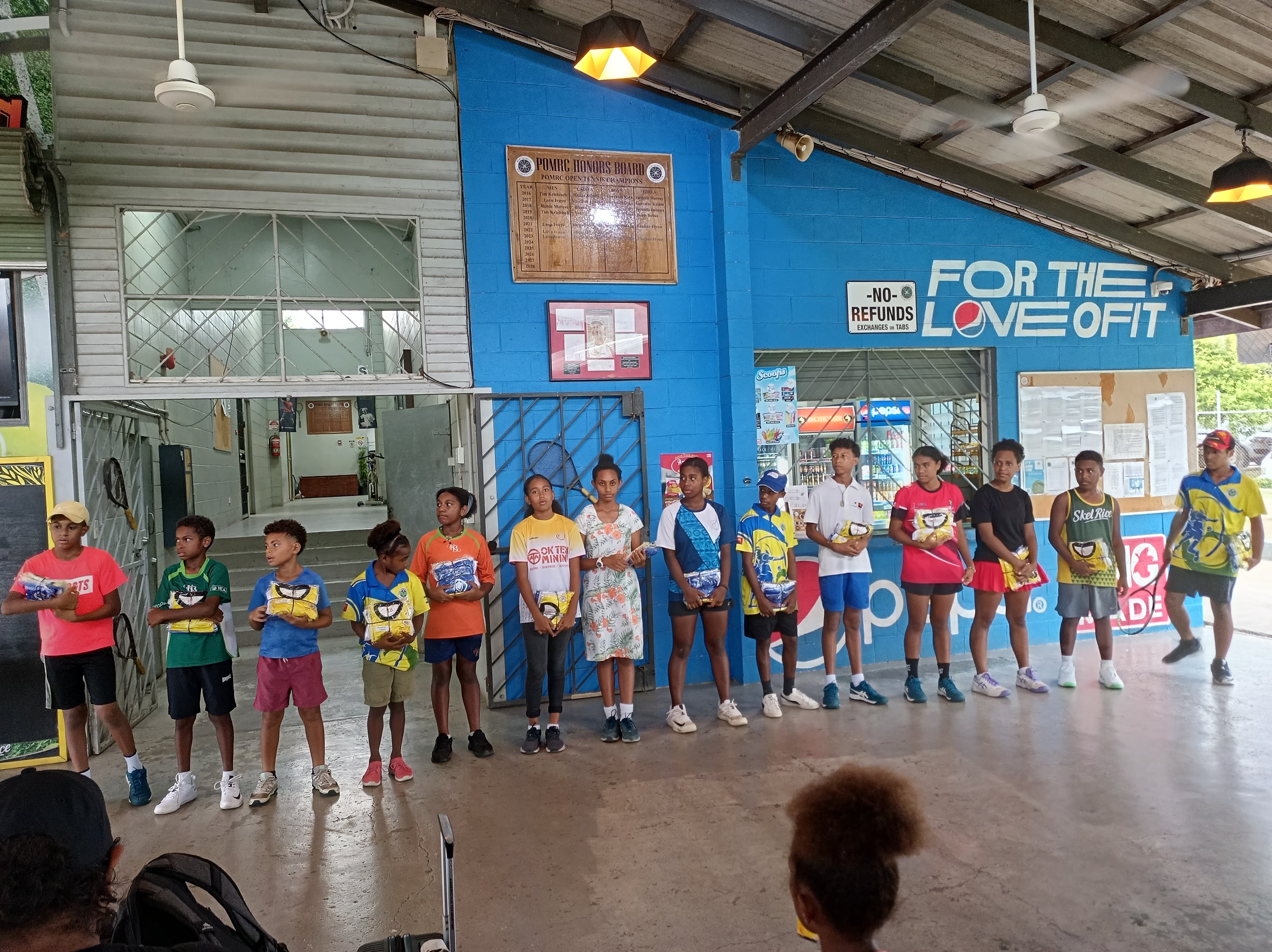 PNG JUNIOR TENNIS TEAM SET SAIL FOR FIJI