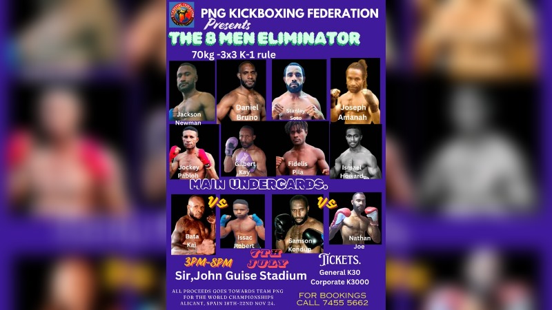 PNG KICK BOXING 8 MEN ELIMINATION SHOW SET FOR JULY