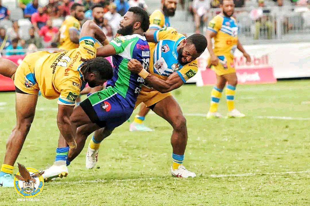 DIGICEL EXXONMOBIL CUP R7 SAW MT HAGEN EAGLES BAG WIN 