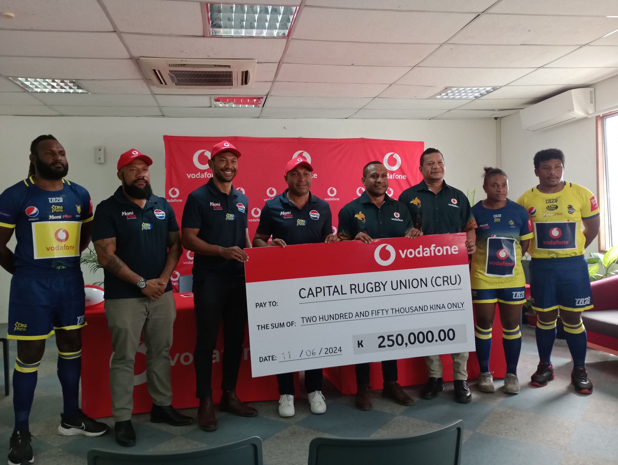 VODAFONE PNG PLATINUM SPONSOR FOR CRU COMP