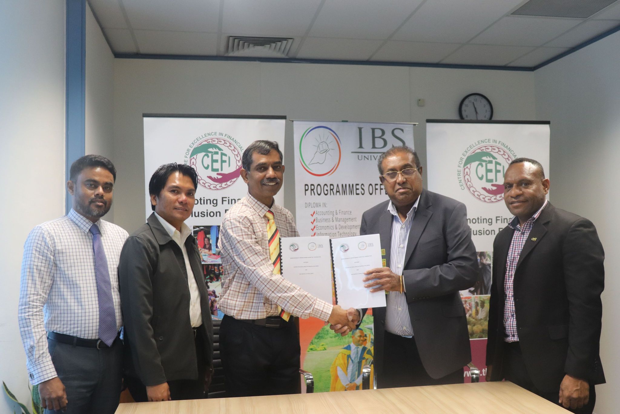 CEFI PARTNERS IBS UNIVERSITY TO SUPPORT BUSINESS PROGRAMS