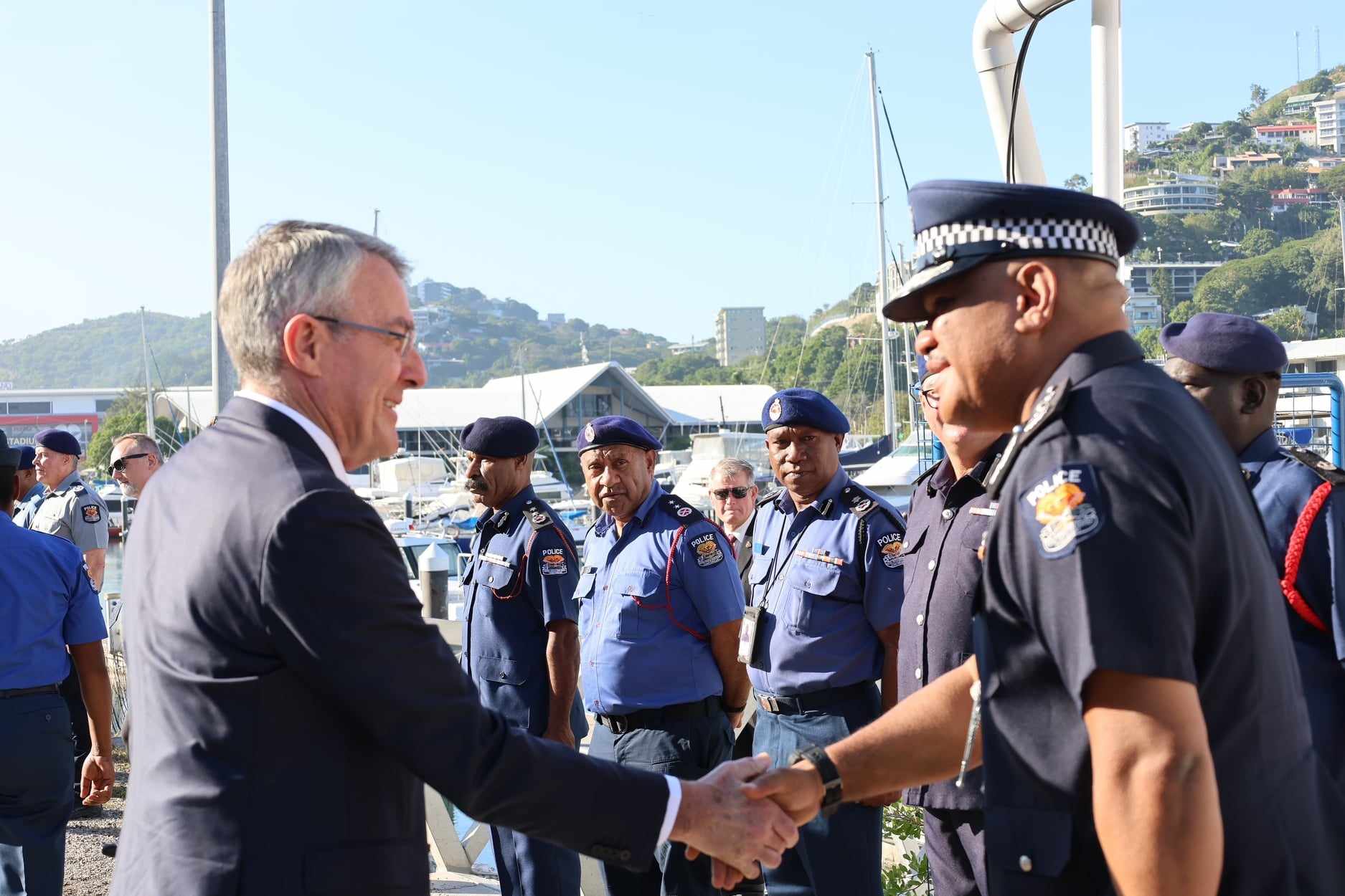 AUS GOV SUPPORT RPNGC HOUSING AND BOMANA COLLEGE
